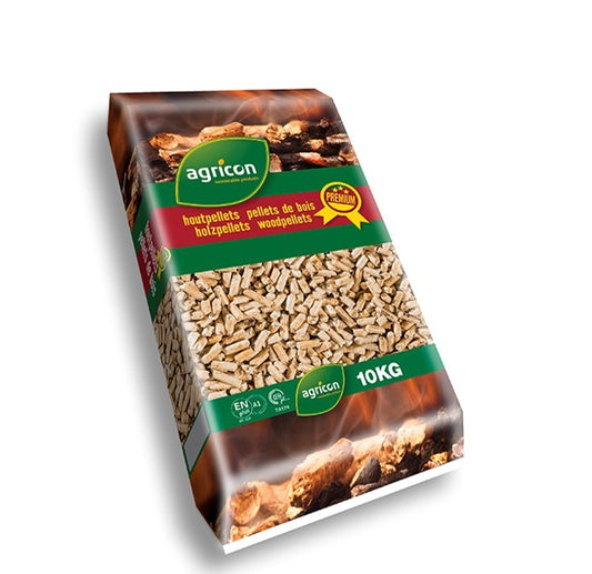 Agricon houtpellets 10kg per pallet 900kg