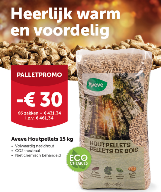 AVEVE HOUTPELLETS-1 PAL 66x15KG-975KG